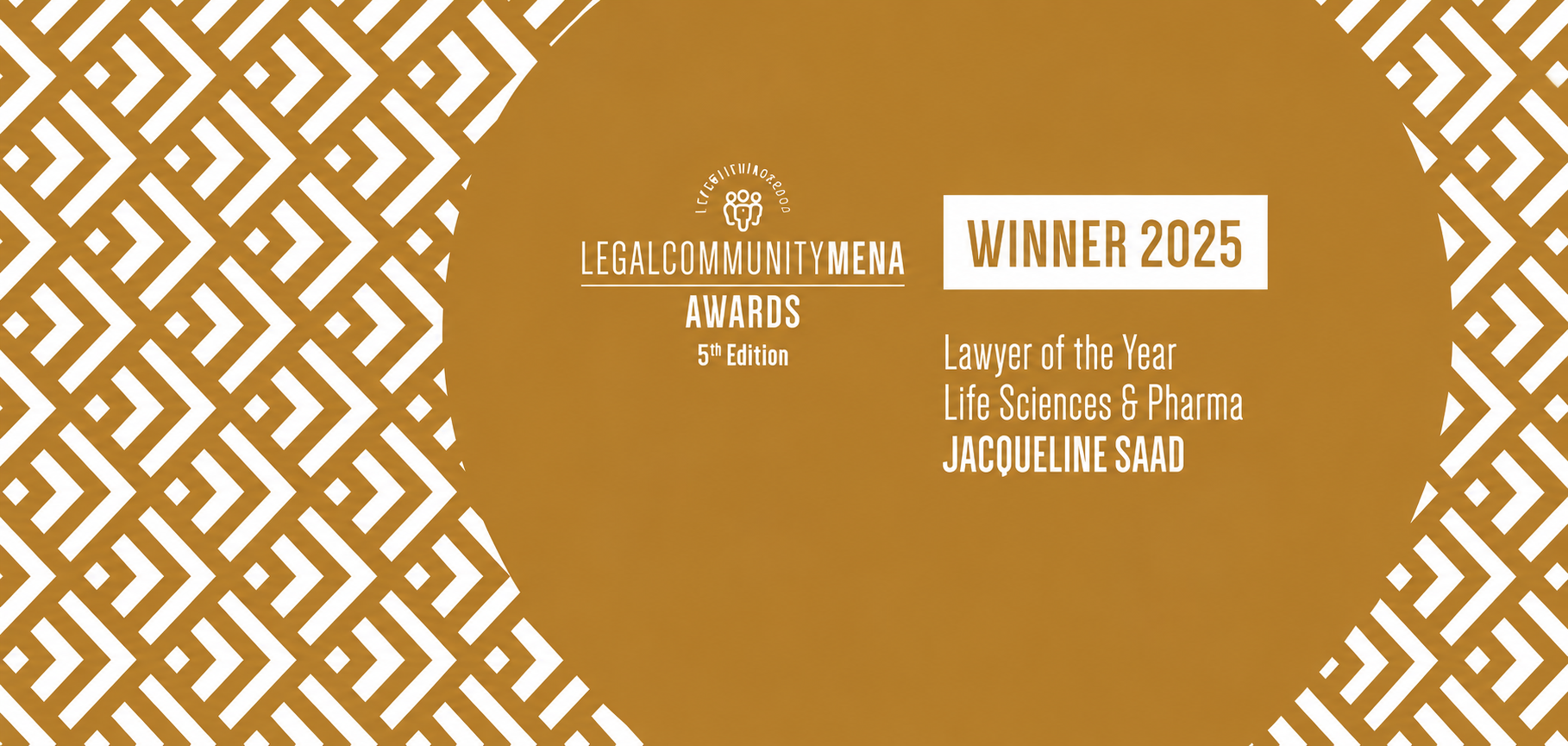 Legalcommunity MENA Awards 2025 — Lawyer of the Year, Life Sciences & Pharma